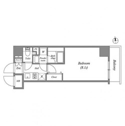 ディアレイシャス大須赤門通本町の物件間取画像